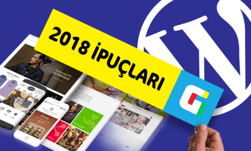 2018'in WordPress Tasarım İpuçları