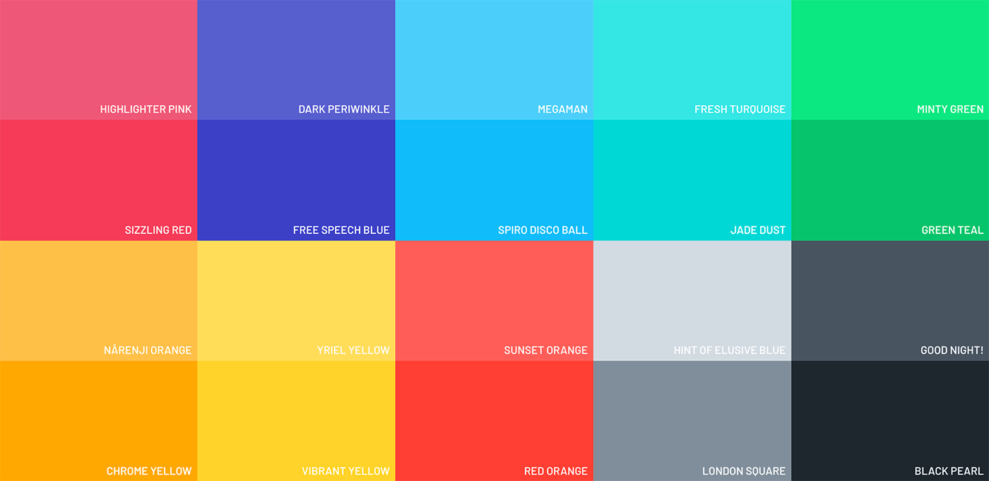 Renk Uyumu Flat UI Colors